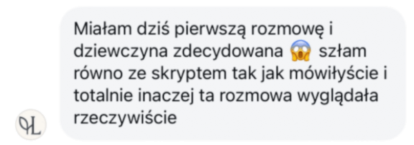 Opinia od klientki