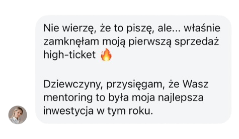 Opinia od klientki