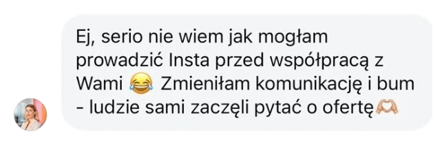 Opinia od klientki